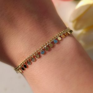 MRA-1-003 PULLU İNCE ZİNCİR BİLEKLİK