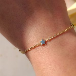 MRA-1-004 MİNİMALİST YILDIZ FİGÜRLÜ ZİNCİR BİLEKLİK