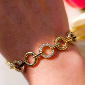 MRA-10001 TAŞLI-DÜZ HALKA SIRA BİLEKLİK