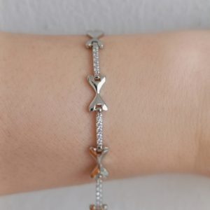 MRB-03002 FİYONK FİGÜR ZİRKON TAŞLI ZARİF BİLEKLİK