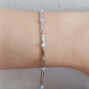 MRB-4003 TAŞLI İNCE ÇUBUK BİLEKLİK