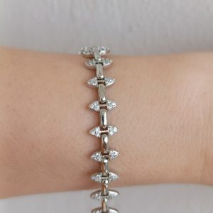 MRB-7001 ZİRKON TAŞLI ÇİVİ MODEL BİLEKLİK