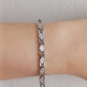 MRB-8009 BAKLAVA FORM IŞILTILI BİLEKLİK