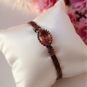 BKR-TTT-009 ZULTANİT TASARIM BAKIR KELEPÇE